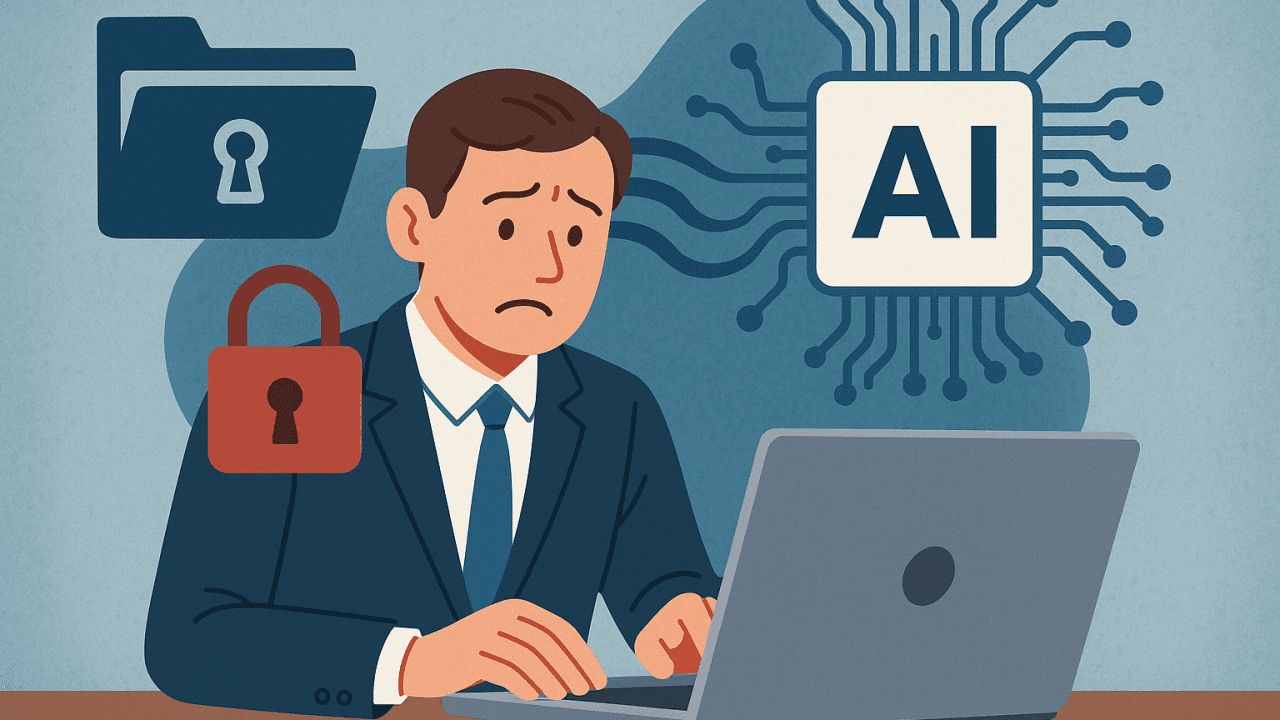 Illustrative photo for article about safe AI usage in companies